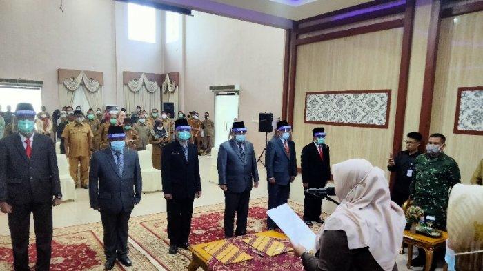 Pelantikan 8 pejabat Eselon II dilakukan langsung Bupati Muarojambi Masnah Busro