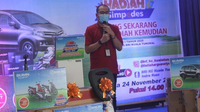 Pimpinan Cabang BRI Kuala Tungkal Reza Dwi Cahya putra