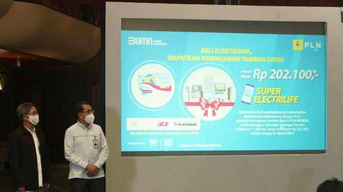 PLN kembali memberikan harga spesial biaya penyambungan tambah daya kepada konsumen melalui program Layanan Paket Listrik 2021.