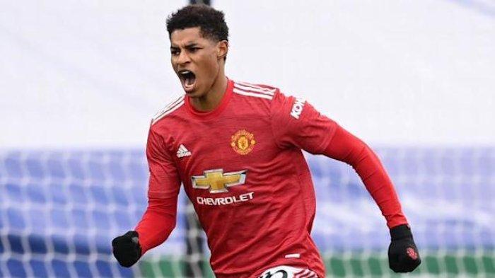 Striker Manchester United, Marcus Rashford sudah jalani latihan usai jalani operasi pada September 2021 lalu