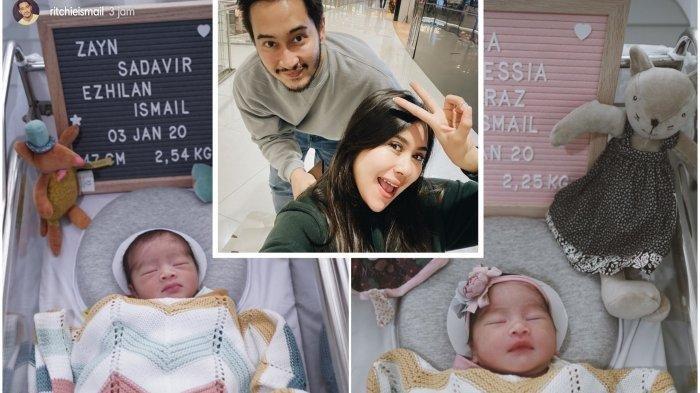Syahnaz Sadiqah, Adik Raffi Ahmad Melahirkan Bayi Kembar, Ini Foto Lucu Keponakan Nagita Slavina