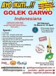 Poster golek garwo