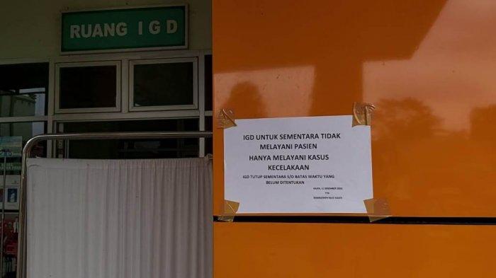 IGD RSUD Kajen ditutup sementara hingga batas waktu yang ditentukan