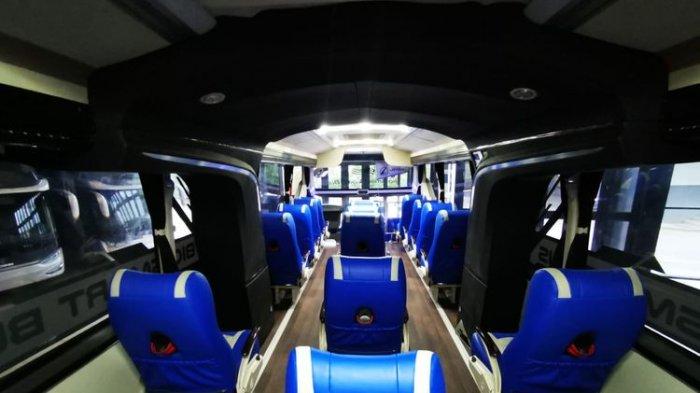 Kabin bus AKAP PO Sumber Alam