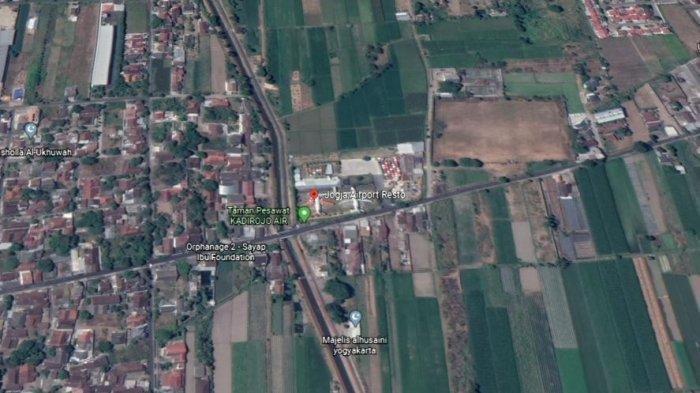 Lokasi untuk pemasangan patok tersebut berada di lokasi Resto Pesawat (Google Map)