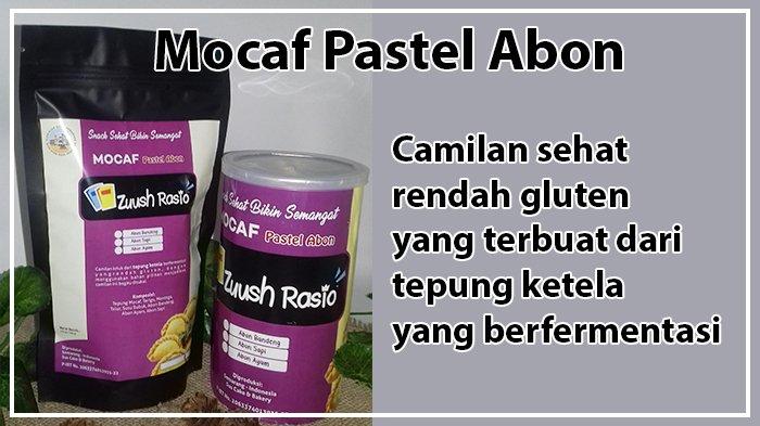 Camilan sehat rendah gluten yang terbuat darindu tepung ketela yang berfermentasi