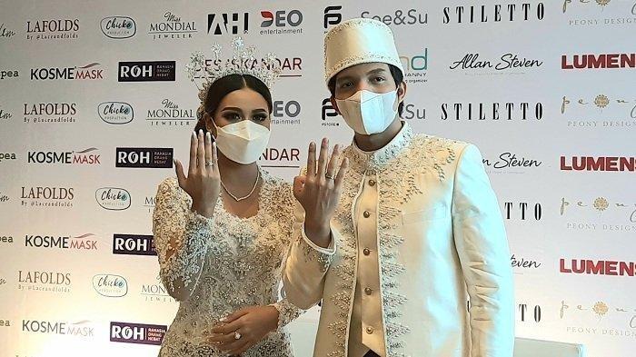 Pasangan selebriti Atta Halilintar dan Aurel Hermansyah.