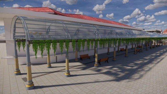 Pemasangan Kanopi di Jalan Suari tidak dilanjutkan.