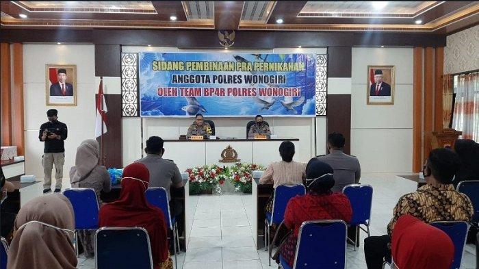 Bag Sumda Polres Wonogiri melaksanakan kegiatan Sidang BP4R Anggota Polres Wonogiri di Aula Polres Wonogiri, di mulai pukul 09.00 WIB, Jumat (5/2/2021).