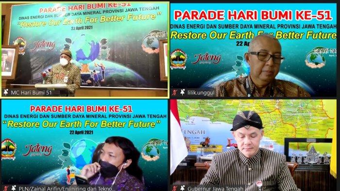 Seminar online Parade Hari Bumi ke 51 tahun 2021 tingkat Jawa Tengah