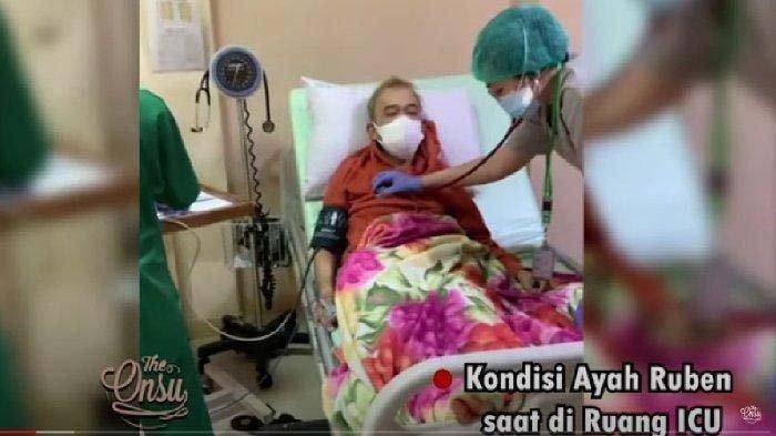 Potret Ruben Onsu saat dirawat di rumah sakit beberapa waktu lalu. Kini kondisinya buat dokter ketakutan.