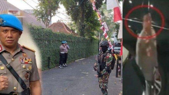 Rumah Dinas Irjen Pol Ferdy Sambo yang diperiksa kepolisian, sejak insiden pembunuhan Brigadir J, Jumat (8/7/2022).