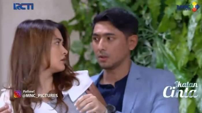 Aldebaran menolong Katrin yang akan dipukul seorang laki-laki.