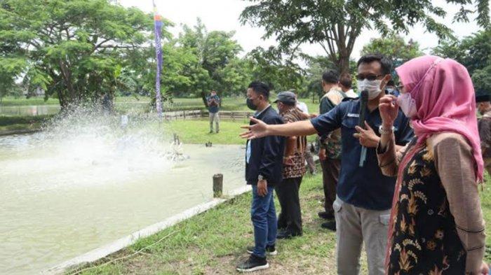 Wakil Ketua Komisi IV DPR RI Anggia Erma Rini saat memberikan bimbingan teknis Peningkatan Kapasitas Petani dan Penyuluh Pertanian di Wilayah Koordinasi Politeknik Pembangunan Pertanian Malang, Badan Penyuluhan dan Pengembangan SDM Pertanian Kementerian Pertanian RI di Tulungagung, Minggu (14/2/2021).