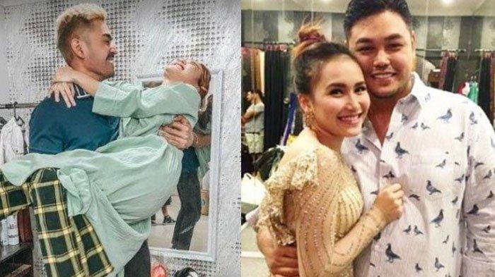 Ayu Ting Ting digendong mesra Robby Purba ucapan manis di ultah Robby dikomentari Igun juga