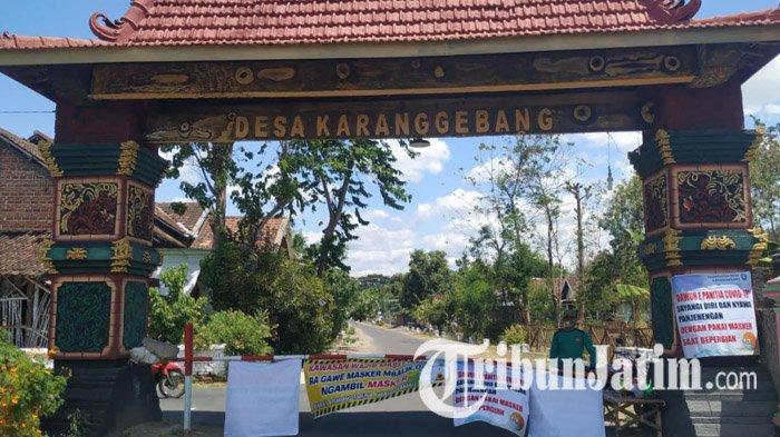 Desa Karanggebang dan Desa Kutu Kulon, Kecamatan Jetis, Ponorogo, menerapkan lockdown setelah sejumlah warganya positif Covid-19, Rabu (16/9/2020).