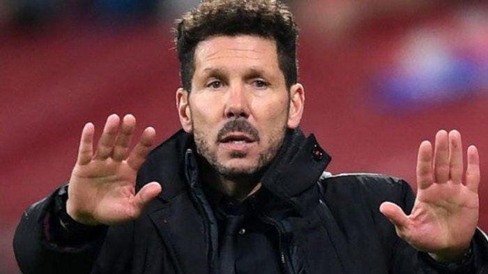 Pelatih Atletico Madrid, Diego Simeone.