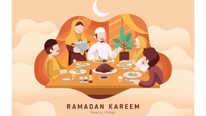 Ilustrasi arti kata Iftar yang populer didengar di bulan Ramadan.