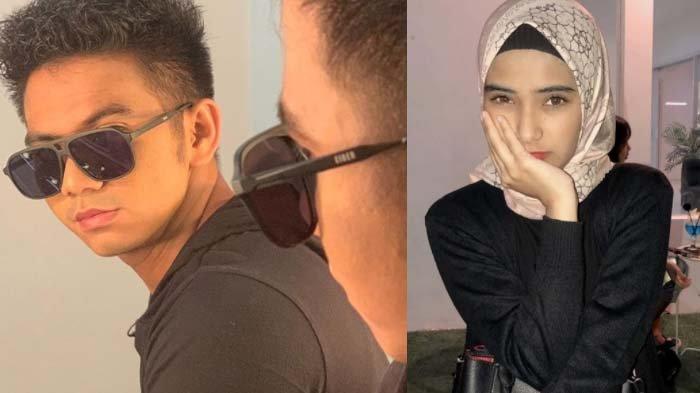 Kolase foto Rizki D Academy dan Nadya Mustika Rahayu.