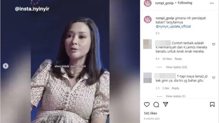 Maia Estianty masih kerap mendapatkan pertanyaan tentang kehidupan masa lalunya.