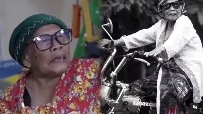 Mbah Minto pemeran Simbok dalam video parodi 'Gagal Mudik'.