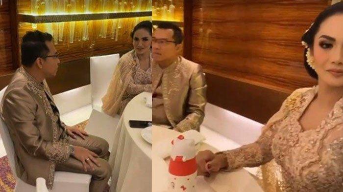 Momen Anang Hermansyah dan Krisdayanti berbincang