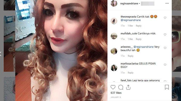 Penampilan Regina, mantan Farhat Abbas kini.