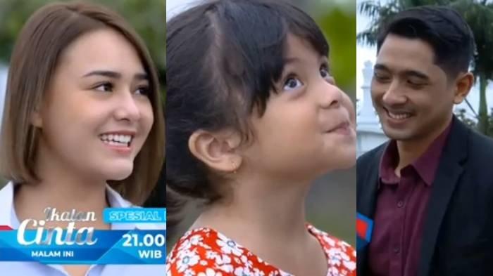 Potret Andin, Reyna, dan Aldebaran di sinetron Ikatan Cinta RCTI.