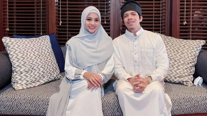 Potret Atta Halilintar dan Aurel Hermansyah menyambut bulan Ramadan.