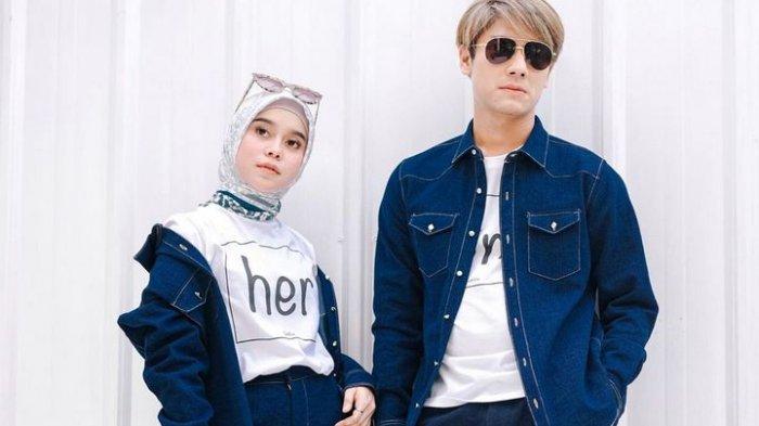 Potret kompak Rizky Billar dan Lesty Kejora.