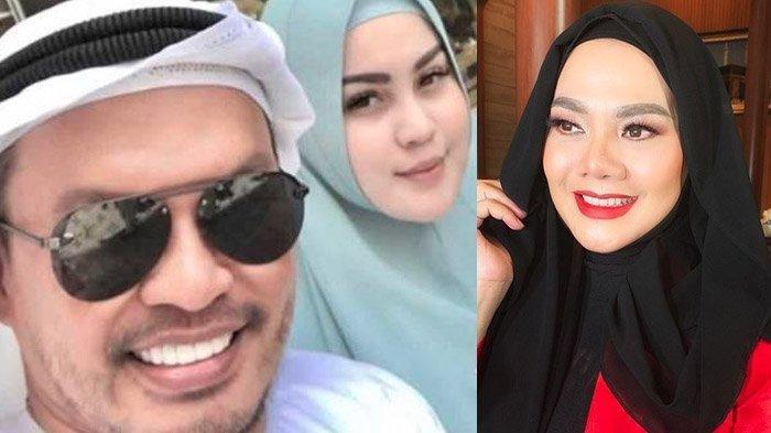 Sarita Abdul Mukti kolase foto Jennifer Dunn dan Faisal Harris yang telah menikah