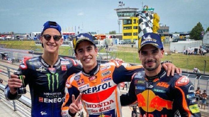 Marc Marquez saat menang di MotoGP Jerman