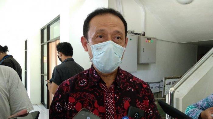 Kepala Dinas Kesehatan Kabupaten Sleman, Joko Hastaryo memberikan keterangan pada wartawan, Kamis (05/11/2020)