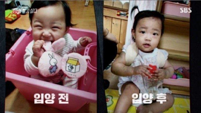 Jungin yang berusia 16 bulan meninggal tahun lalu setelah dianiaya oleh orang tua angkatnya.