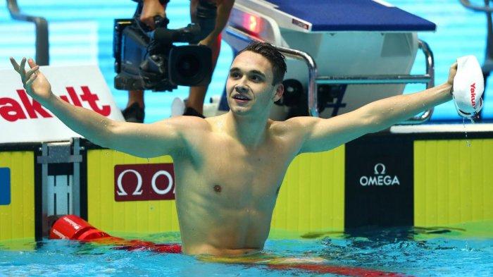 Kristof Milak pemegang rekor tercepat dunia renang 200 meter gaya kupu-kupu