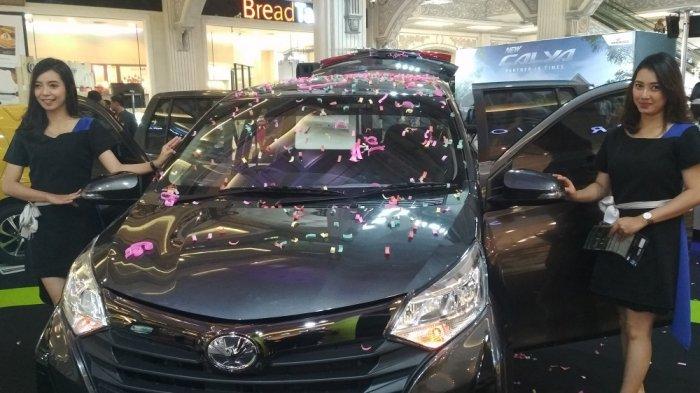 Suasana peluncuran Toyota New Calya di Jogja City Mall pada Kamis (19/9/2019).