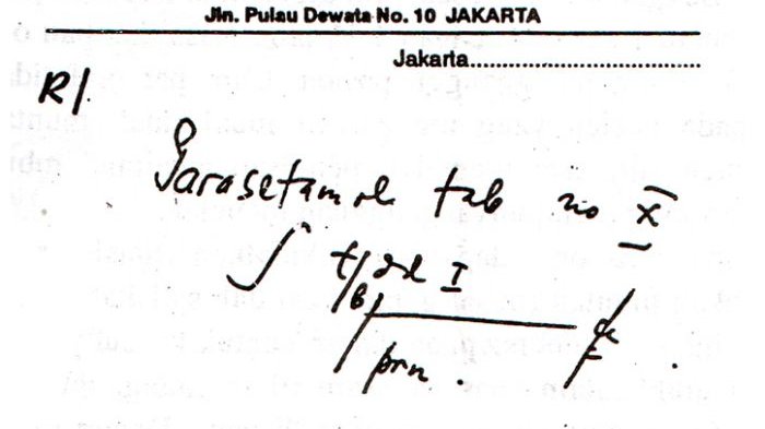 Mungkin Kamu Belum Tahu Ini Dia Arti Dibalik Tulisan Dokter Dan Kode Rahasia Resep Obat Tribun Jogja