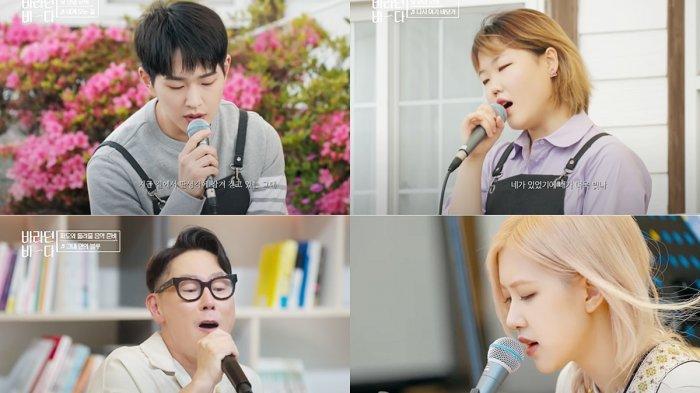 Penampilan Yoon Jong Shin, Onew SHINee, Lee Suhyun AKMU, dan Rosé BLACKPINK di variety show Sea of Hope