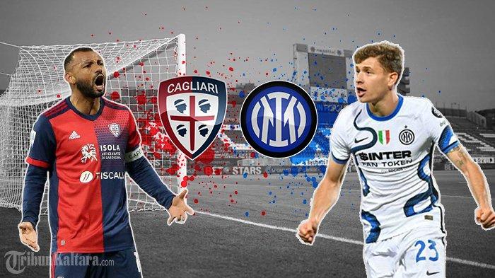 Cagliari vs Inter Milan di Liga Italia Serie A. (TribunKaltara.com / Cornel Dimas Satrio)