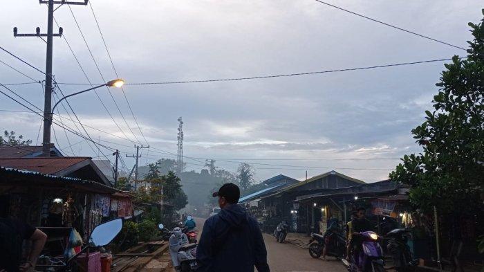 Cuaca di Kecamatan Sesayap pagi ini (1/2/2022) terpantau berawan