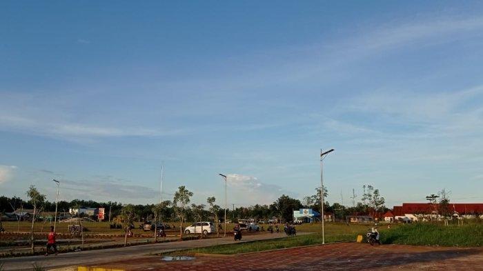 Cuaca di Kecamatan Sesayap pagi ini (4/2/2022) terpantau cerah