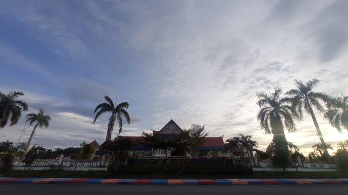 Keadaan cuaca pada pagi hari di Kecamatan Malinau Kota, Kabupaten Malinau, Provinsi Kalimantan Utara, Sabtu (16/4/2022)