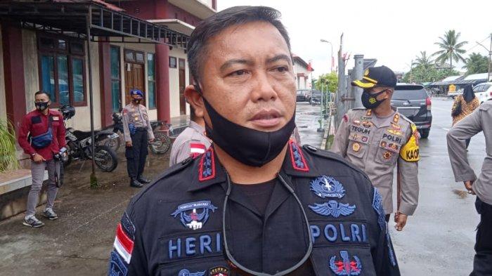 Dansat Brimob Polda Kaltara, Kombes Pol Heri Sulesmono, saat ditemui di Tanjung Selor. TRIBUNKALTARA.COM/AMIRUDDIN