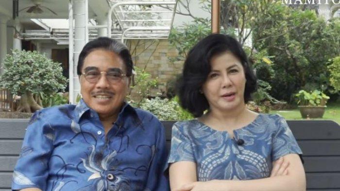 Pengacara Hotma Sitompoel dan istrinya, Desiree Tarigan.