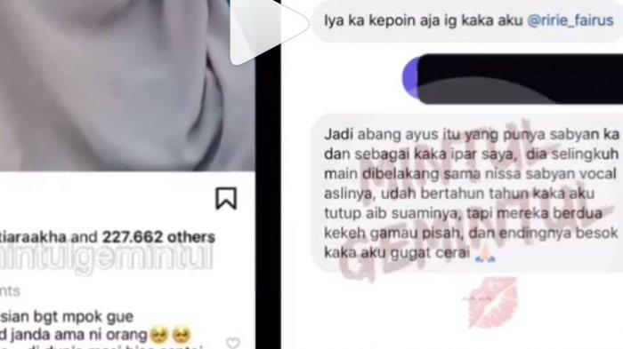 Pernyataan adik ipar Ayus Sabyan terkait isu perselingkuhannya dengan Nissa Sabyan