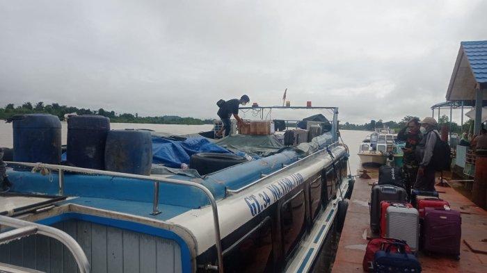 Speedboat reguler dari Malinau ke Kota Tarakan dijadwalkan berangkat pagi ini di Pelabuhan speedboat Malinau Kota, Kabupaten Malinau, Provinsi Kalimantan Utara.