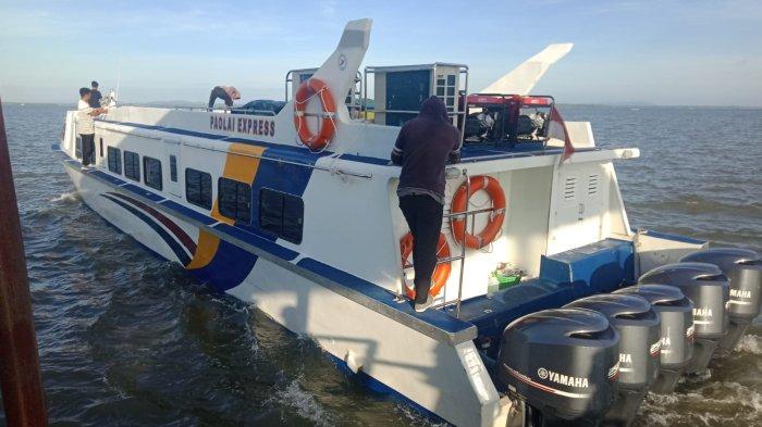 Speedboat reguler yang bertolak dari Pelabuhan PLBL Liem Hie Djung Nunukan, belum lama ini.
