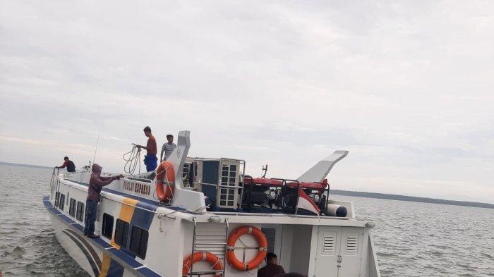 Speedboat reguler yang bertolak dari Pelabuhan PLBL Liem Hie Djung Nunukan, Selasa (12/07/2022), pagi.