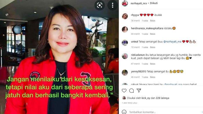 Berita Kaltara Terkini, unggahan Norhayati Andris di Instagram disorot usai dicopot Megawati: Jangan menilaiku dari kesuksesan.