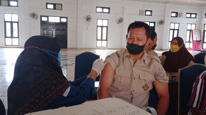 Vaksinasi Covid-19 di Kecamatan Sesayap, Kabupaten Tana Tidung beberapa waktu lalu.